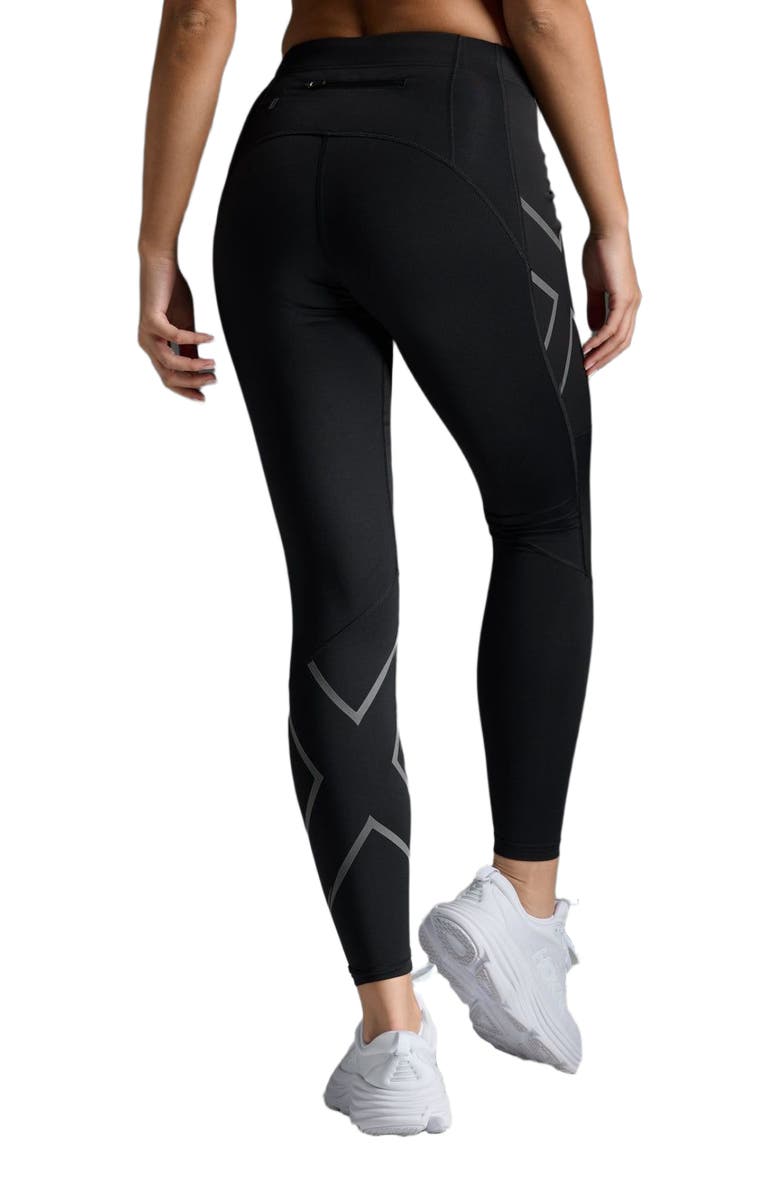 2XU Women
s Ignition Shield Compression Tights, Alternate, color, Black/Black Reflective