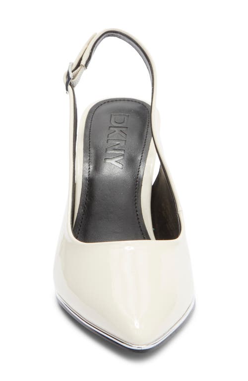 Dkny Preston Slingback Pump In White