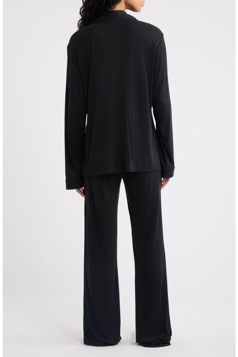 Classic Soft Modal Blend Pajamas, Alternate, color, BLACK