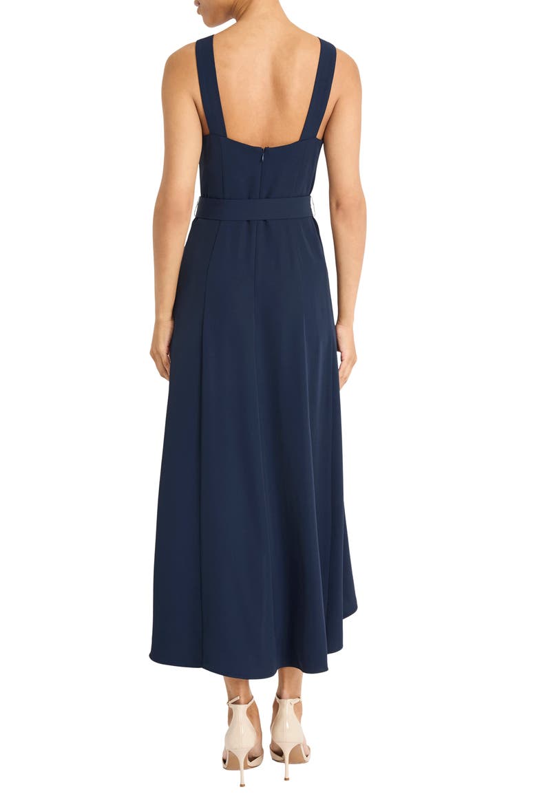 Belted High-Low Dress, Alternate, color, NAVY BLAZER