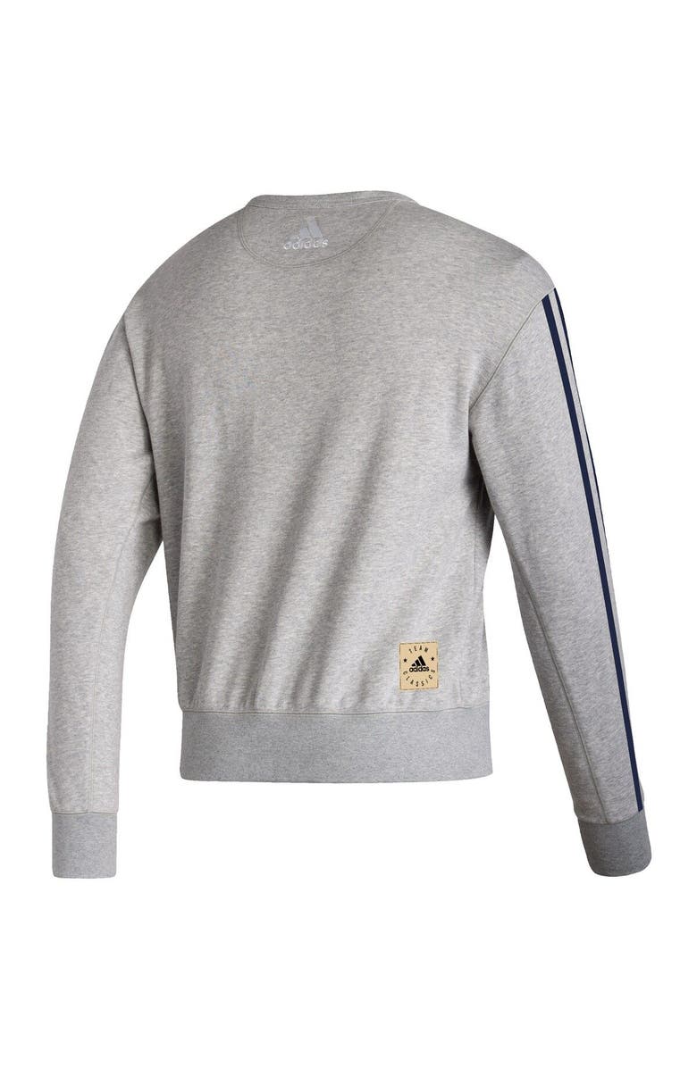 adidas Men's adidas Heathered Gray Pittsburgh Penguins Team Classics Vintage Pullover Sweatshirt, Alternate, color,