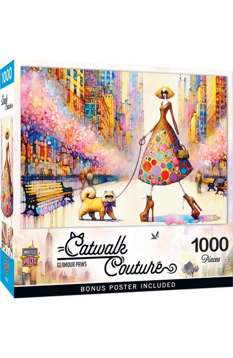 Glamour Paws 1000 Piece Jigsaw Puzzle
