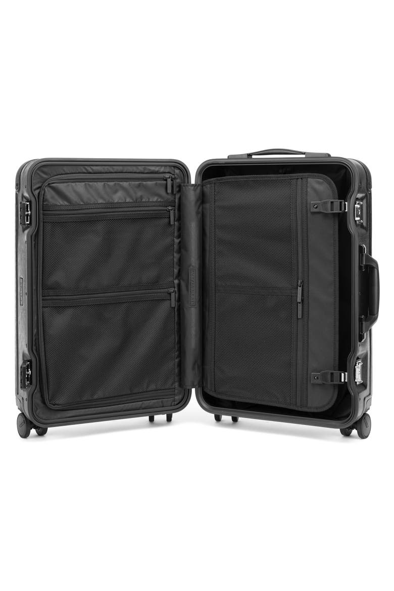 x Jen Atkin 22-Inch Carry-On Suitcase, Alternate, color, BLACK