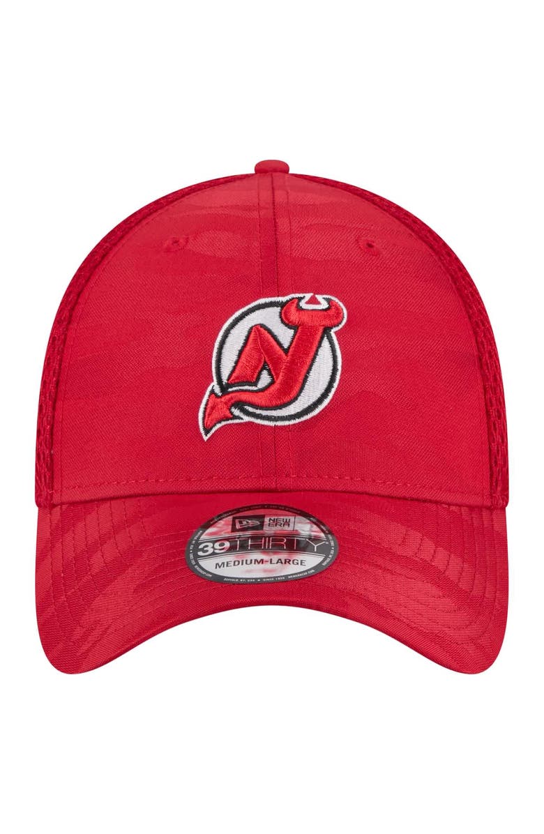 New Era Men's New Era Red New Jersey Devils Active Subtle Camo 39THIRTY Flex Hat, Alternate, color, Red