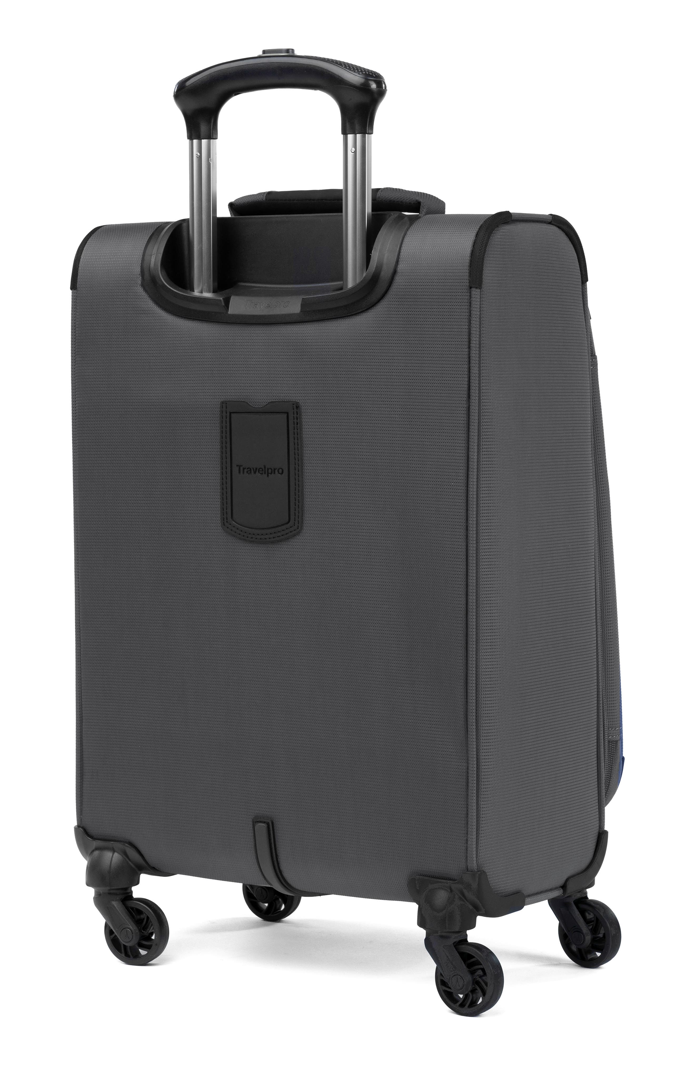 TRAVELPRO Pilot Air 2 21-Inch Expandable Carry-On Spinner Luggage, Alternate, color, Grey/ Black
