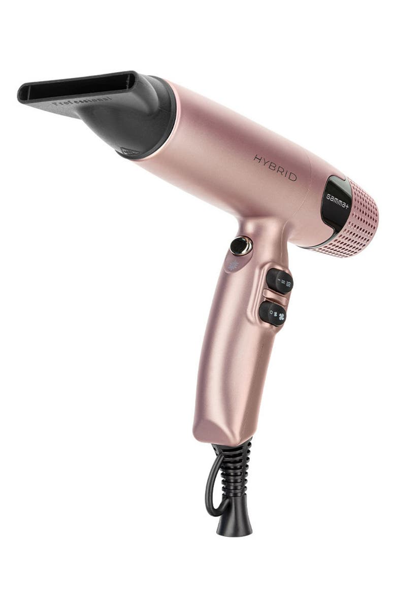 GAMMA+ Hybrid Hair Dryer, Alternate, color, Rose Gold