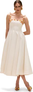 PatBO Gabriela Linen Midi Dress