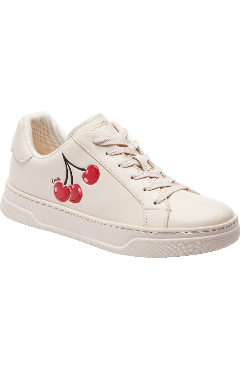 COACH High Line Cherry Print Sneaker, Main, color,