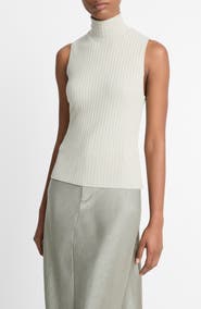 Vince Sleeveless Rib Top