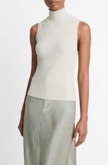 Vince Sleeveless Rib Top