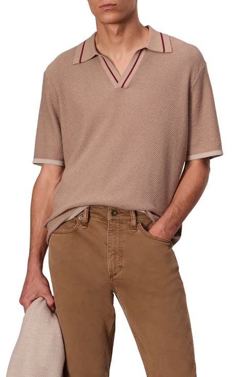 Harvey Johnny Collar Piqué Polo
