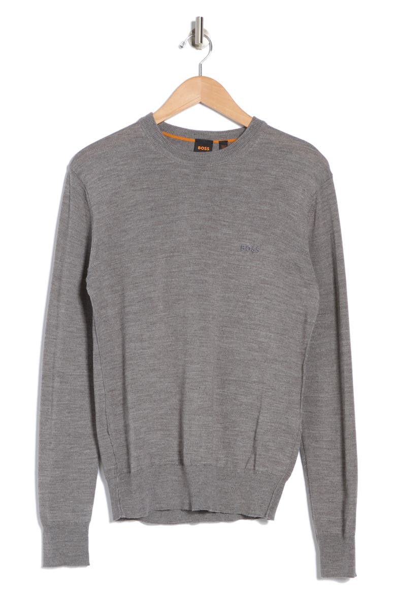 Amac Crewneck Sweater, Alternate, color, LIGHT GREY