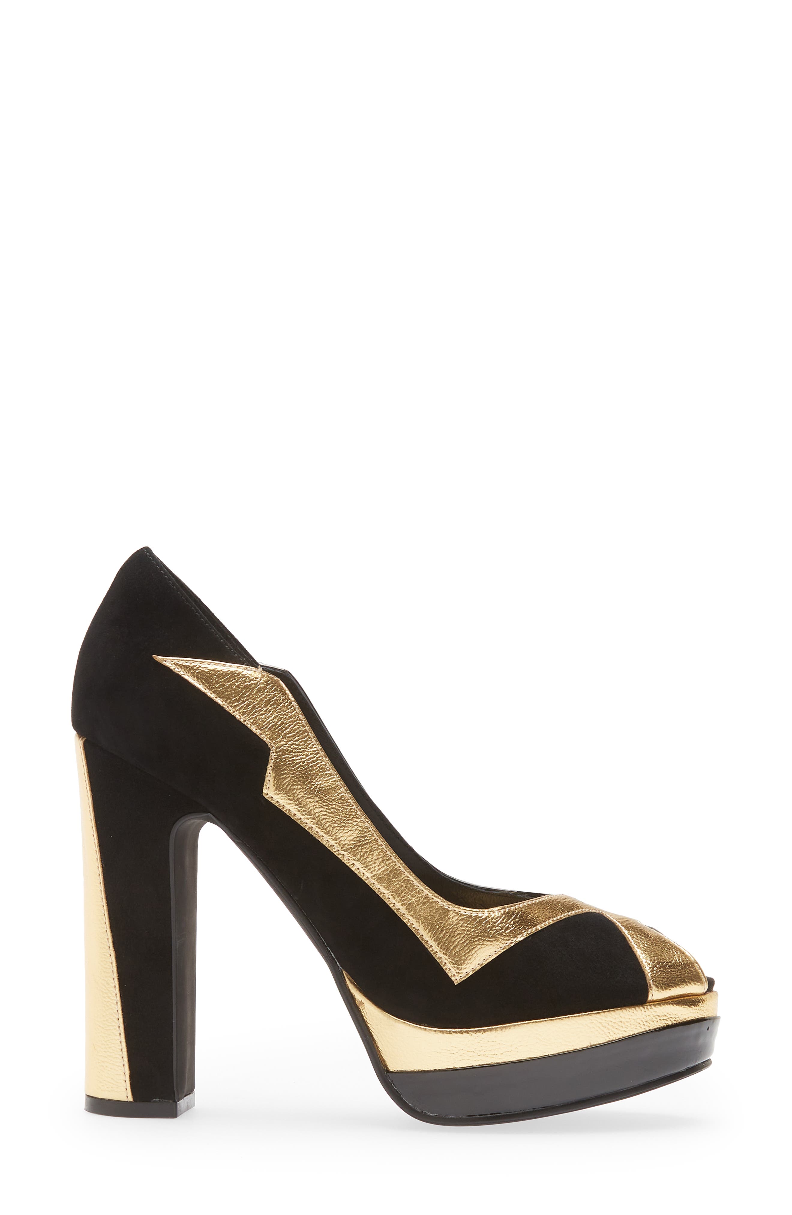 Jeffrey Campbell Bad-Gurl Mixed Media Pump, Alternate, color, 