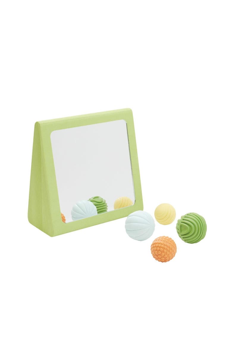 Kaplan Early Learning Company Soft Floor Mirror, Alternate, color, Green