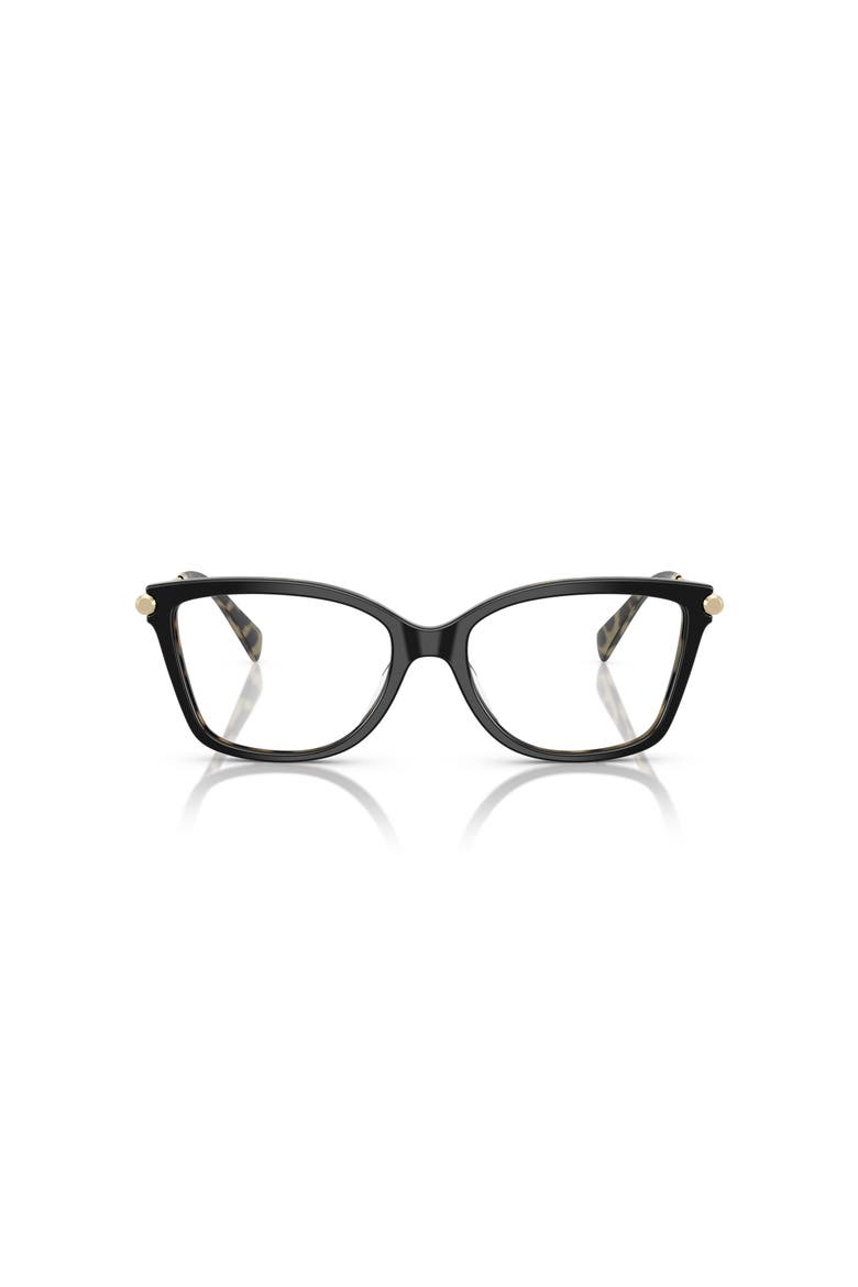 52mm Square optical glasses, Alternate, color, Black Tortoise