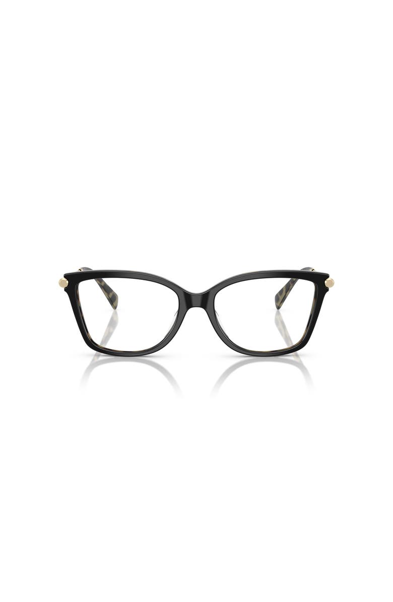 Michael Kors 52mm Square optical glasses, Alternate, color, Black Tortoise
