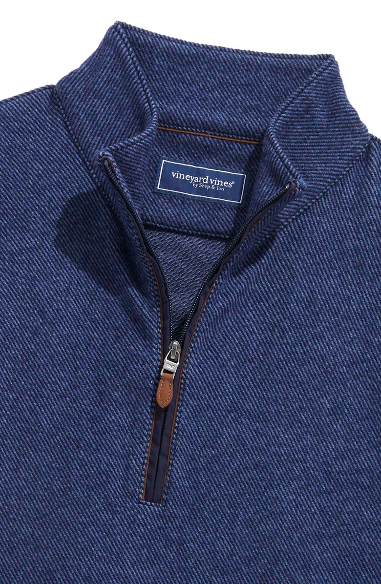 vineyard vines Calm Water Quarter Zip Top, Alternate, color, Deep Bay