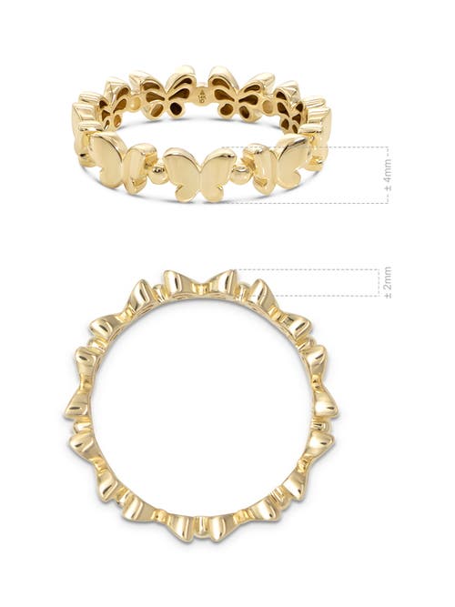 Devata Butterfly Ring In Gold