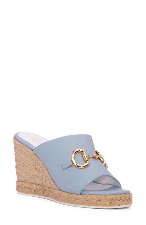 Catwalk blue wedges on sale