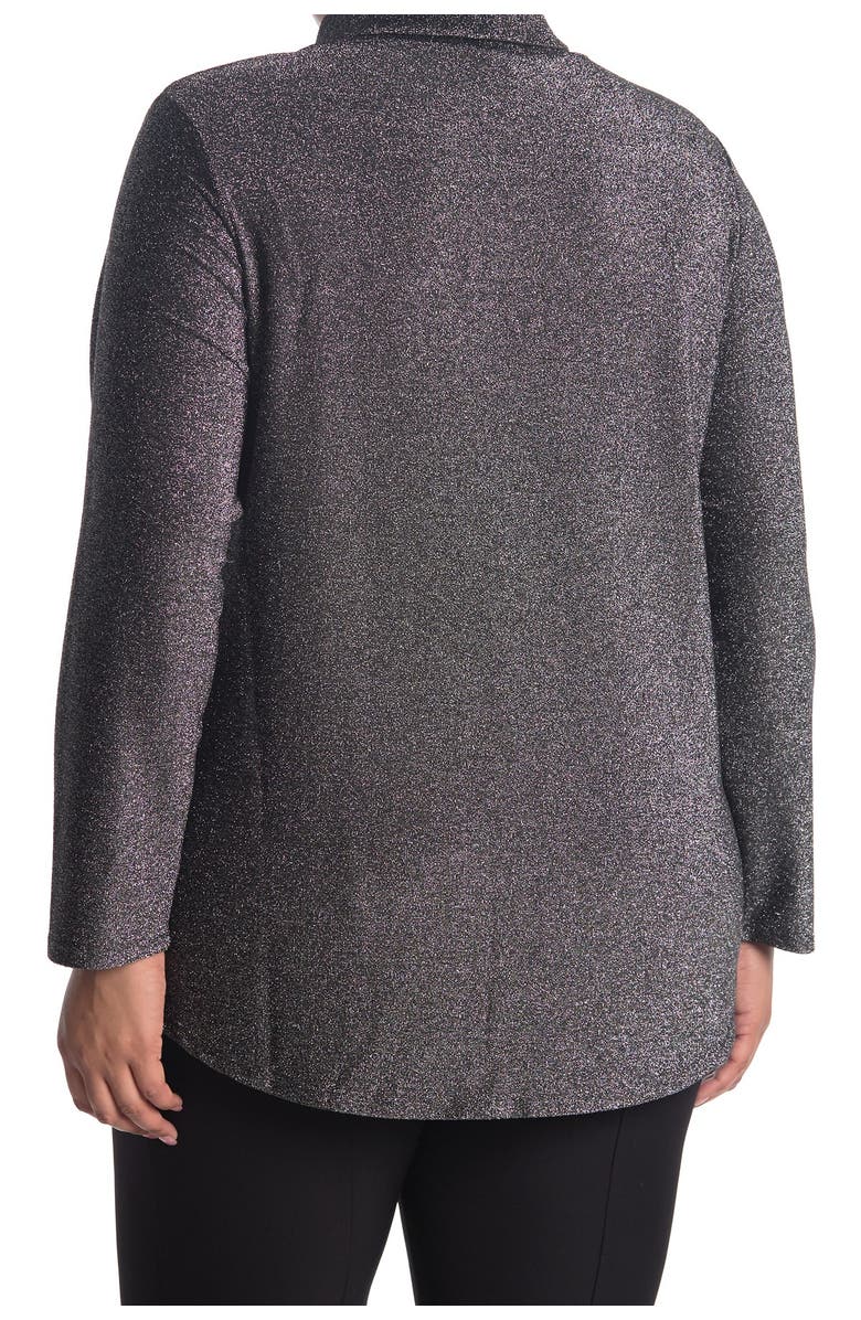 GRACE ELEMENTS Long Sleeve Lurex Knit Turtle Neck, Alternate, color, 