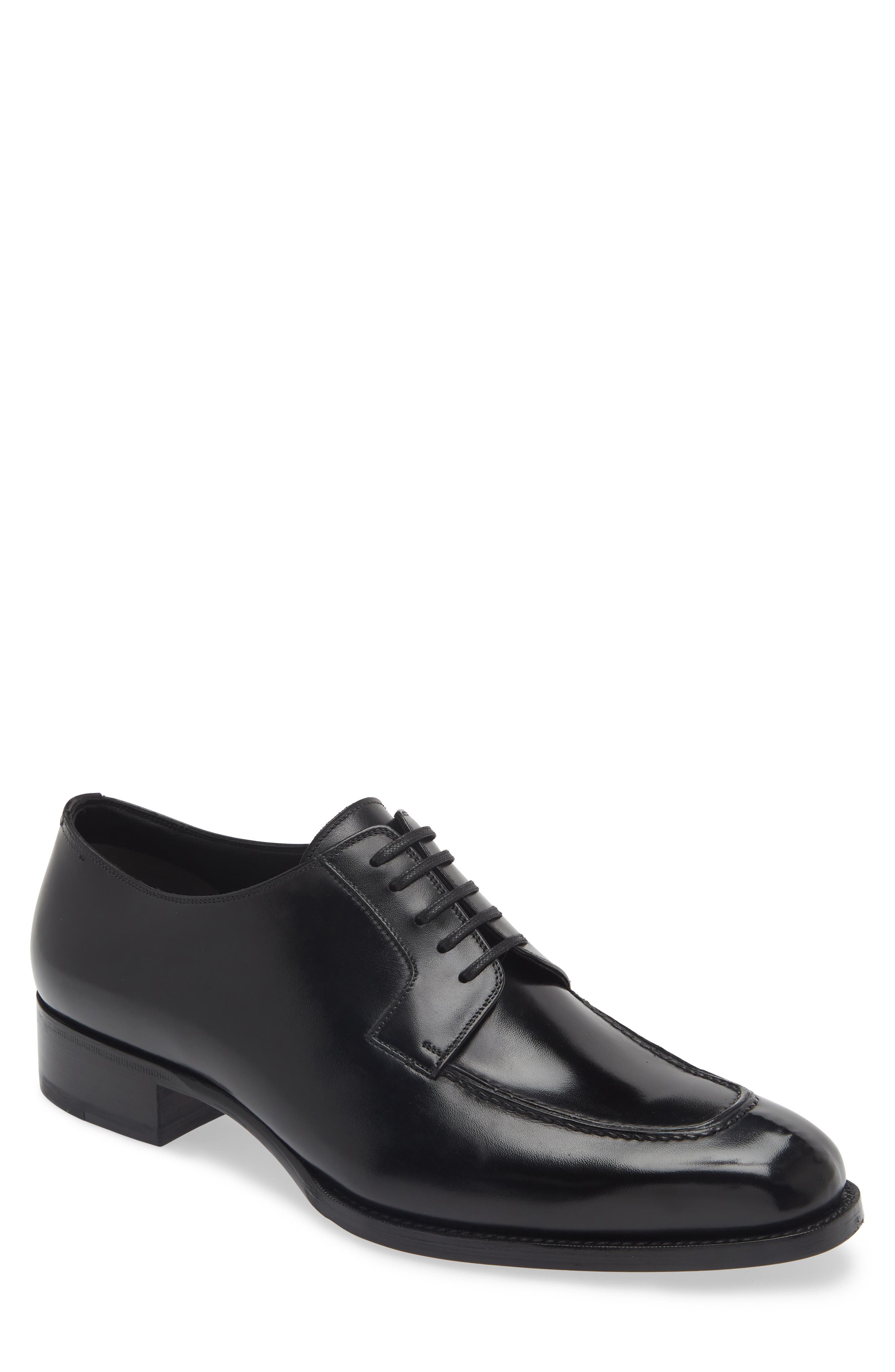 TOM FORD Tudor Burnished Leather Oxford, Main, color, 