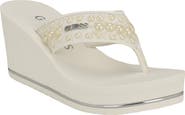 GUESS Silus Eva Platform Flip Flop