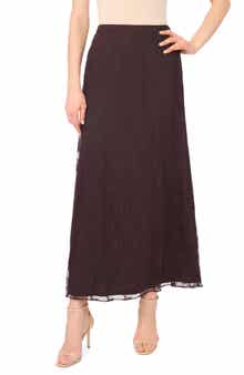 Lace Column Skirt