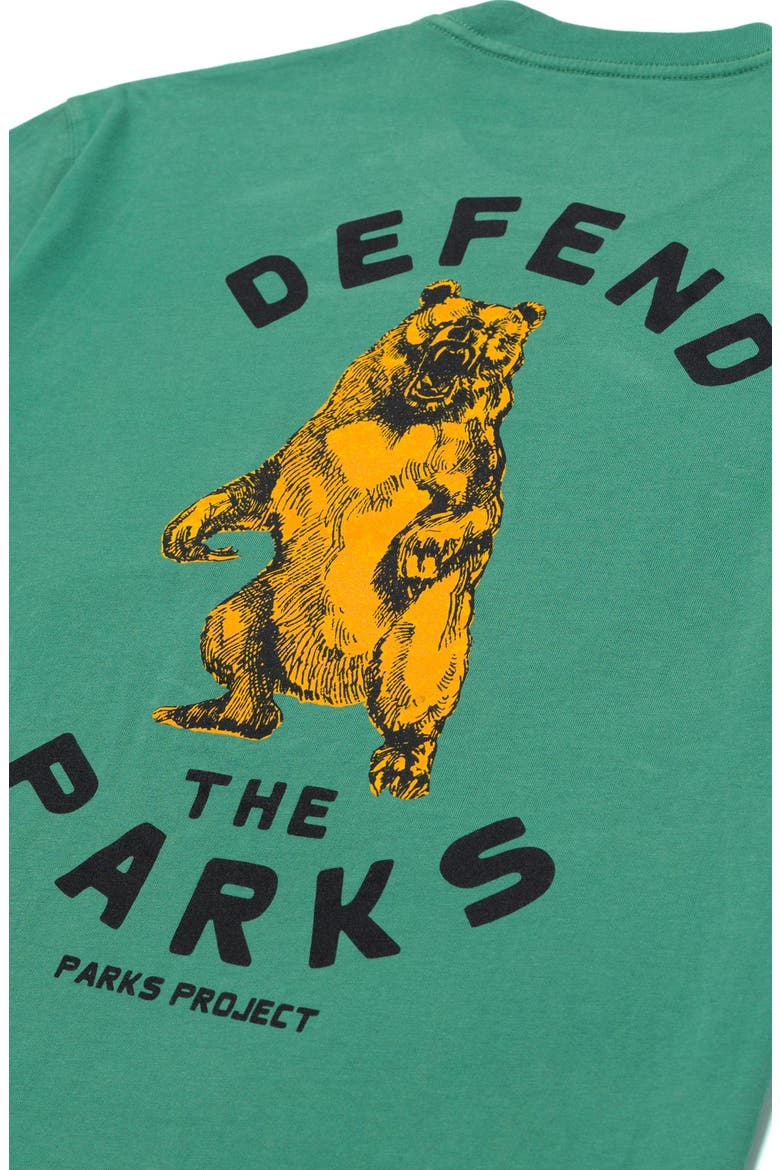 Defend the Parks Bear Pocket Tee, Alternate, color, Sage