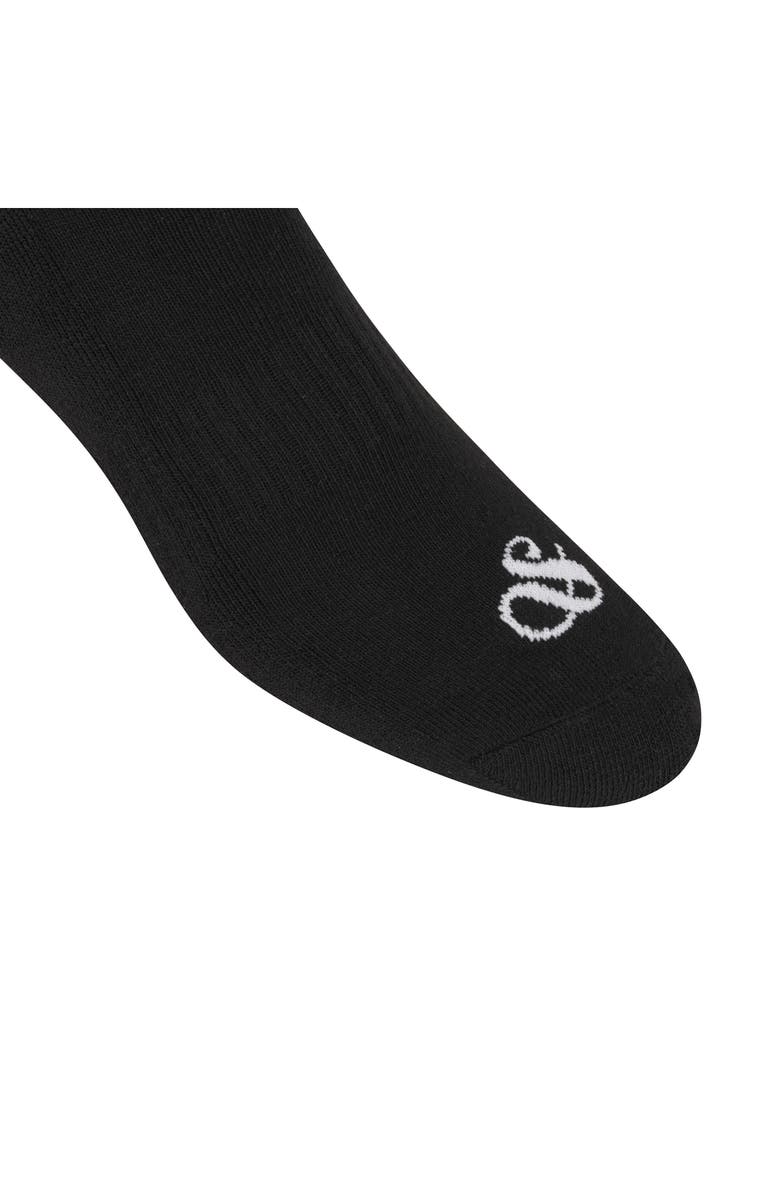 Scotch & Soda 6-Pack Assorted Terry Quarter Crew Socks, Alternate, color, Black