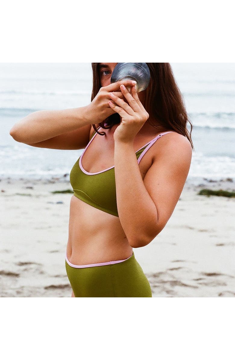 Seea Swimwear Flor Bikini Bottom - Women's, Alternate, color, Avo (Boucle)