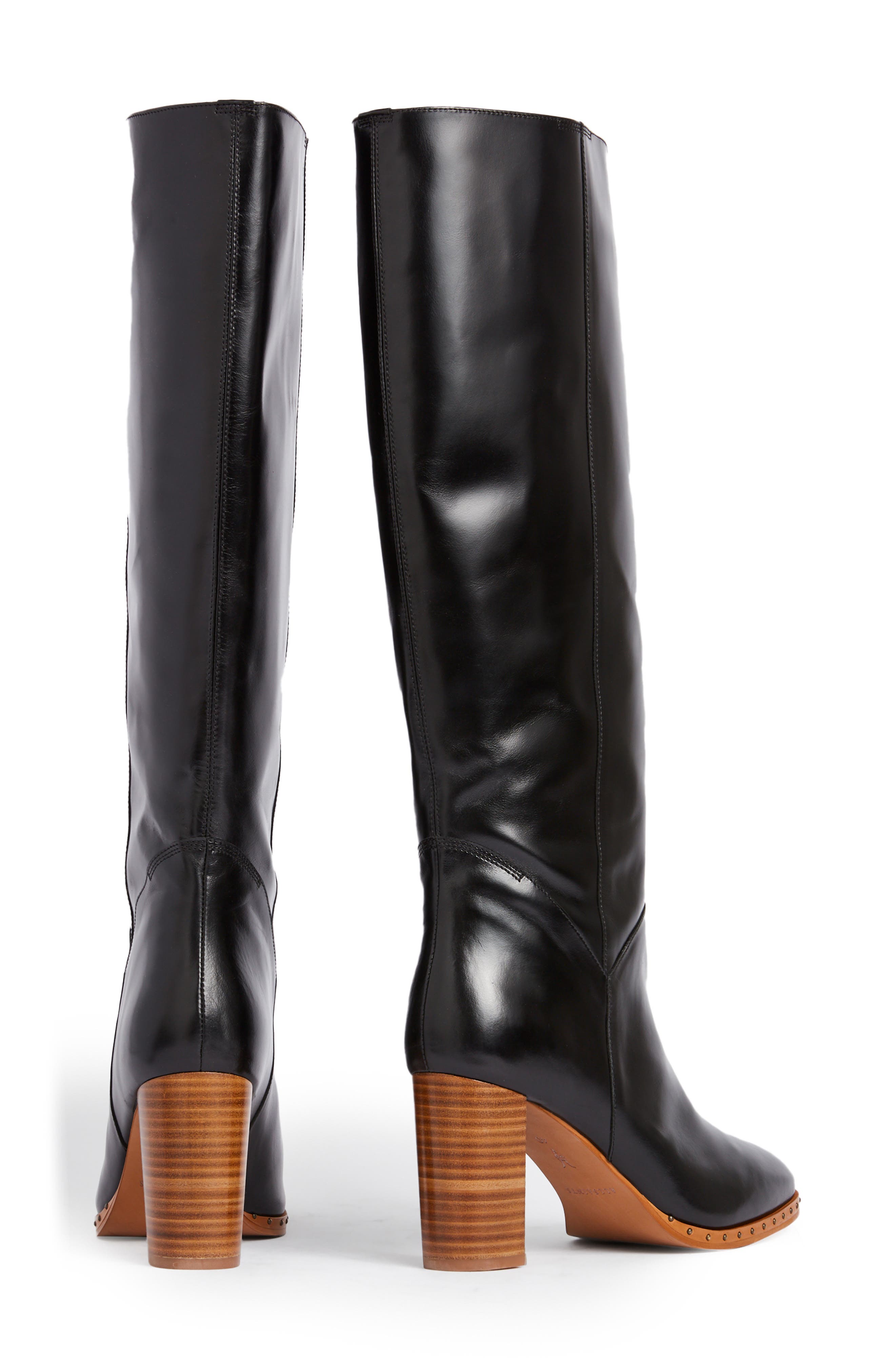 AllSaints Morgan Knee High Boot (Women) | Nordstrom