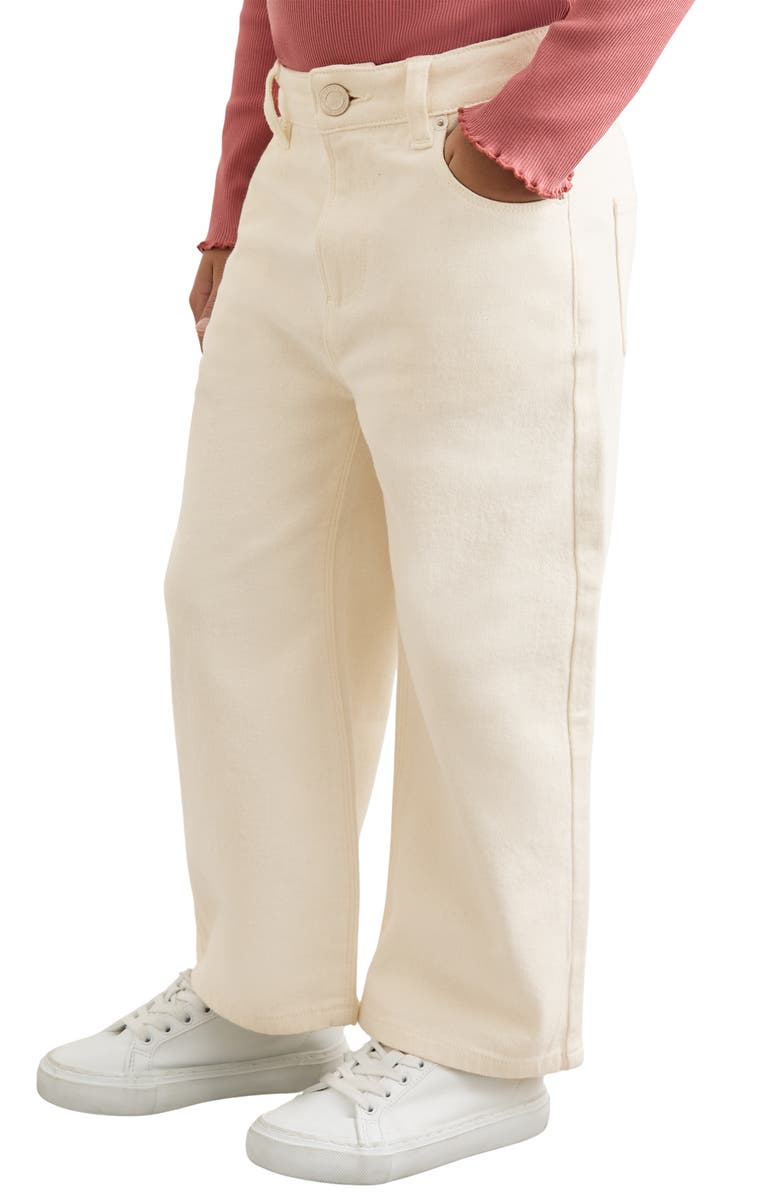 Reiss Kids' Sky Jeans, Alternate, color, Ecru