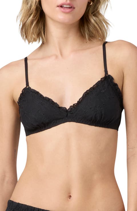 Eyelet Cotton Bralette