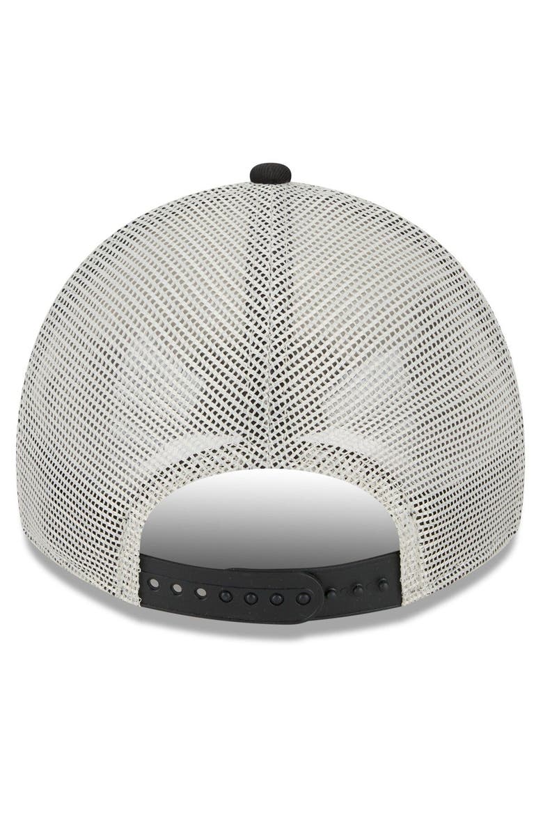 New Era Men's New Era Black Colorado Rockies Property Trucker 9TWENTY Snapback Hat, Alternate, color, 