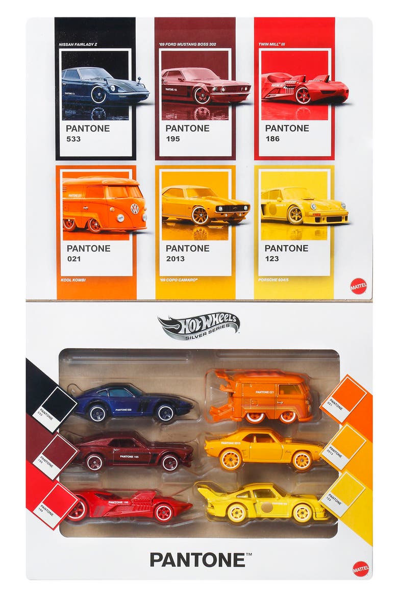 Kids' Pantone 6-Piece Toy Vehicle Multipack, Main, color, ASSORTED