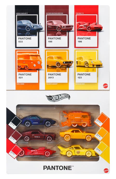 Kids' Pantone 6-Piece Toy Vehicle Multipack