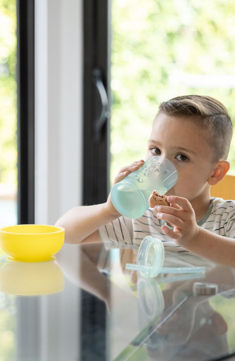 Olababy 4-Pack Easy Sipping Straw Cups, Alternate, color, Kiwi/ Lemon