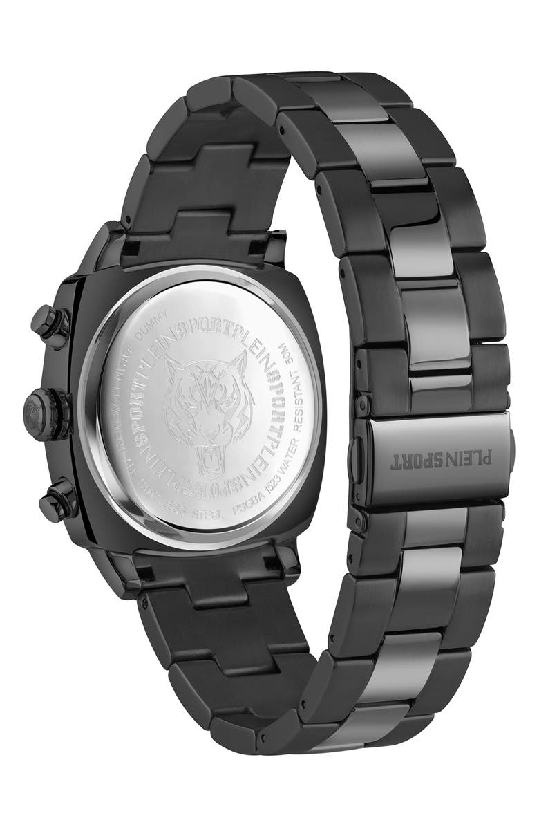 PLEIN SPORT Wildcat Sport Bracelet Watch, 40mm, Alternate, color, Black