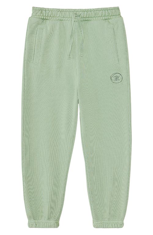 The Sunday Collective Kids' Natural Dye Everyday Joggers In Green