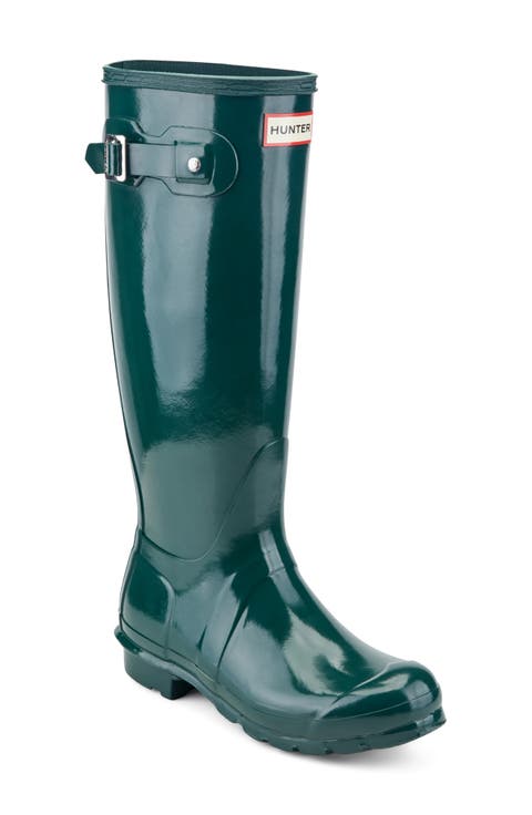 Refined Tall Gloss Waterproof Rain Boot