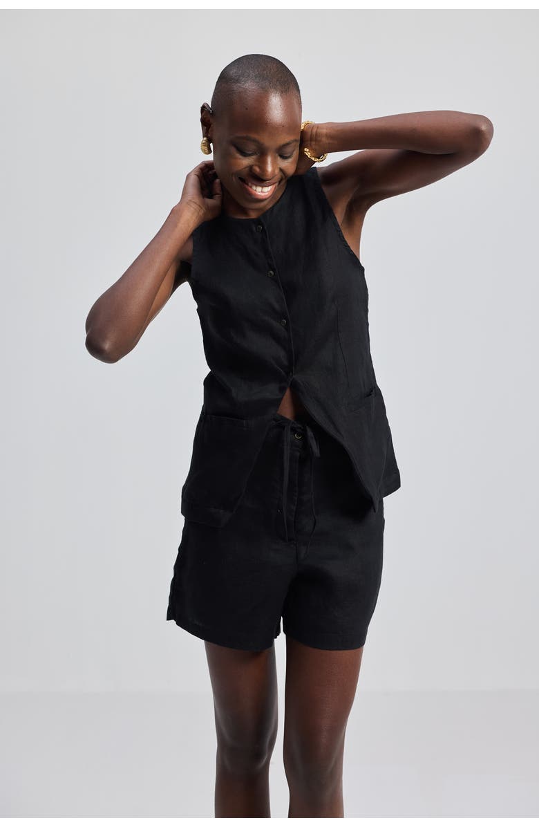 Reistor Sleeveless Vest Jacket, Alternate, color, Black