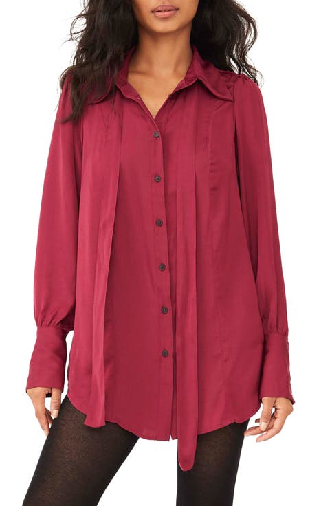 Lala Tie Neck Blouse