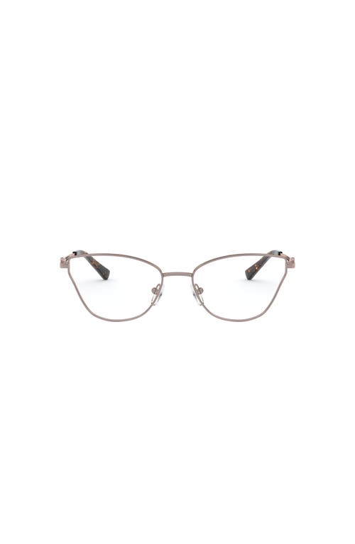 Michael Kors 56mm Cat Eye Optical Glasses In Gold