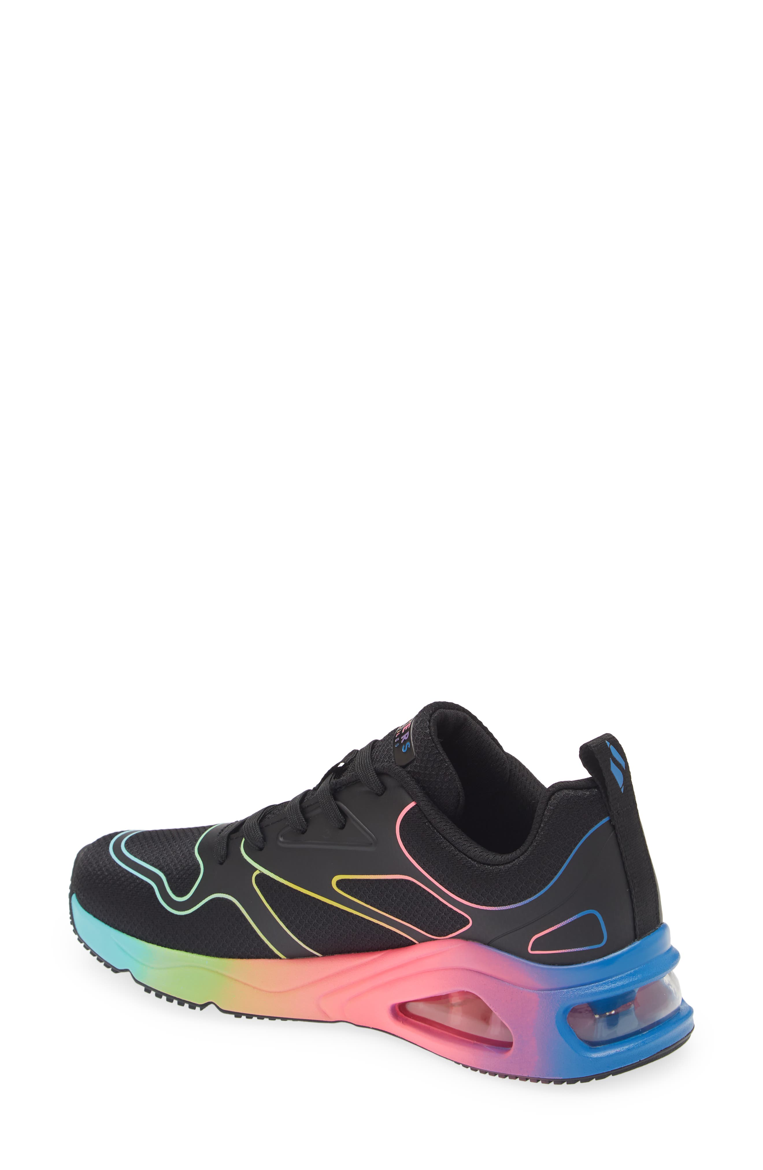 SKECHERS Tres-Air Uno Rainbow Roads Sneaker, Alternate, color, 