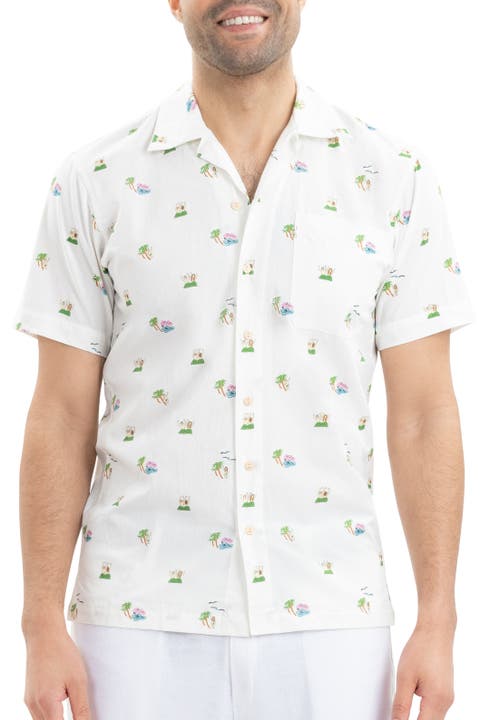 The Private Island - Camp Collar Short Sleeve Shirt