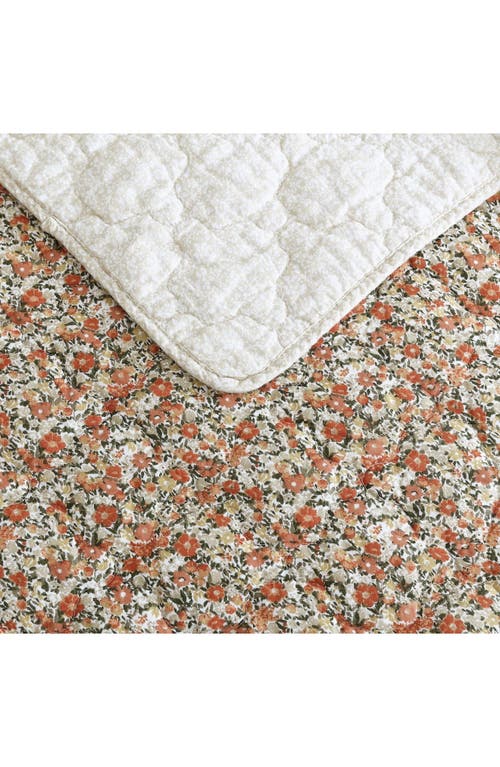 Laura Ashley Loveston Quilt & Sham Set In Terracotta