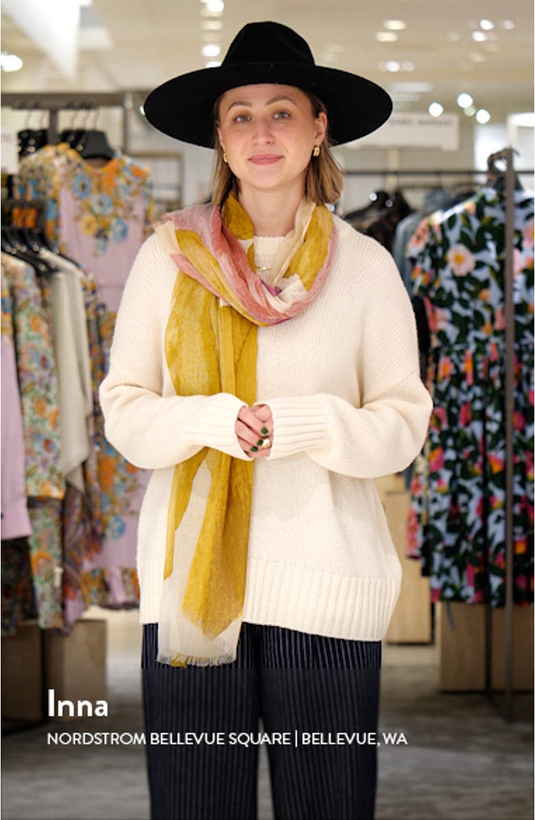 Print Modal & Silk Scarf