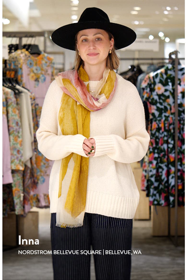 Print Modal & Silk Scarf video