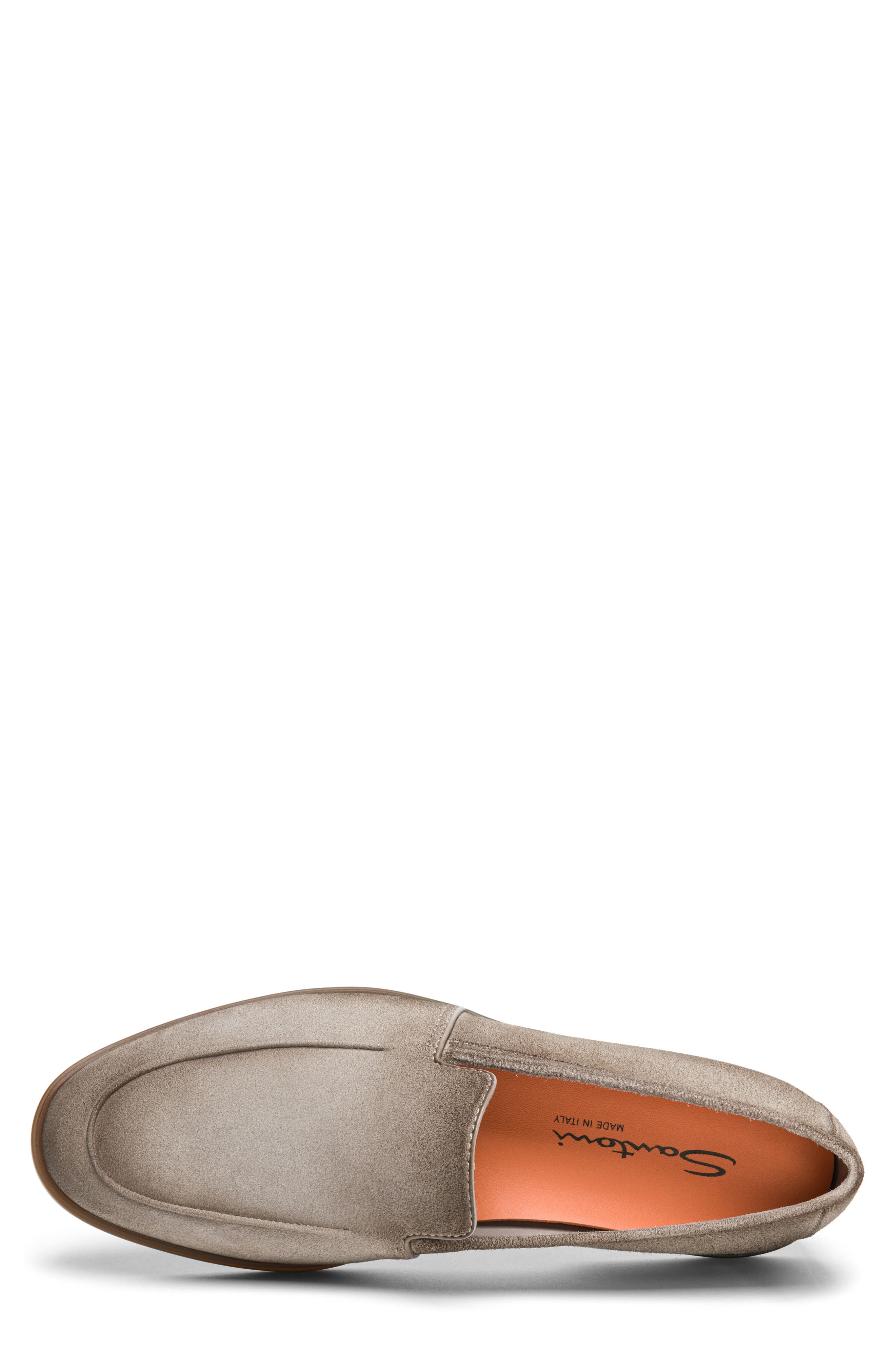 Santoni Malibu Loafer, Alternate, color, Beige