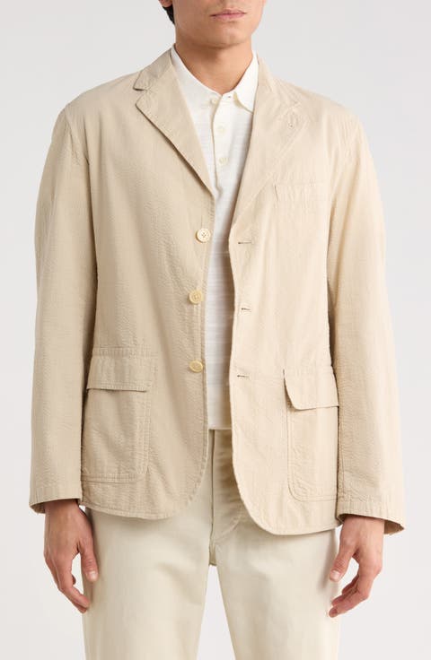 Seersucker Carry On Cotton Sport Coat